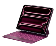 TYPECASE Etui Edge z klawiaturą do iPad Air 13" 2024/2025 malinowy - 1522736 - zdjęcie 1